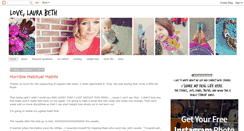 Desktop Screenshot of lovelaurabeth.blogspot.com