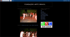 Desktop Screenshot of fundacaoartebrasil.blogspot.com