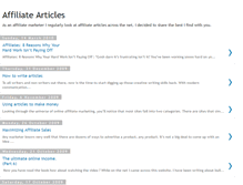 Tablet Screenshot of affiliate-article-guide.blogspot.com