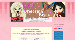 Desktop Screenshot of bratzcolouring.blogspot.com