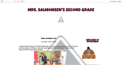 Desktop Screenshot of mrssalmonsenssecondgrade.blogspot.com