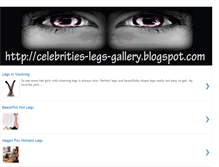 Tablet Screenshot of celebrities-legs-gallery.blogspot.com