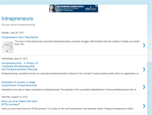 Tablet Screenshot of intrapreneurs.blogspot.com