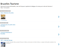 Tablet Screenshot of bruxelles-tourisme.blogspot.com