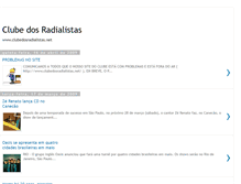 Tablet Screenshot of clubedosradialistas.blogspot.com