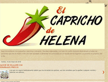 Tablet Screenshot of elcaprichodehelena.blogspot.com