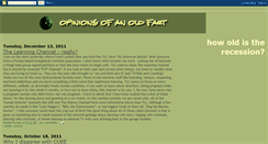 Desktop Screenshot of opinionsofanoldfart.blogspot.com