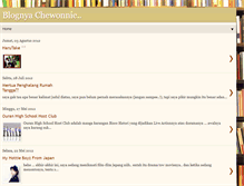 Tablet Screenshot of chewonnie.blogspot.com