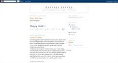 Desktop Screenshot of barbarabarnes.blogspot.com