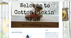 Desktop Screenshot of cottonpickinfun.blogspot.com