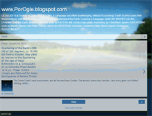 Tablet Screenshot of porogle.blogspot.com