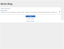 Tablet Screenshot of berlinblog.blogspot.com