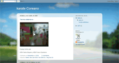 Desktop Screenshot of karatecoreano.blogspot.com