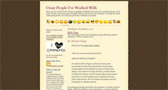 Desktop Screenshot of crazypeopleiveworkedwith.blogspot.com