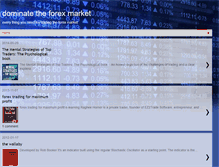 Tablet Screenshot of dominatingforex.blogspot.com