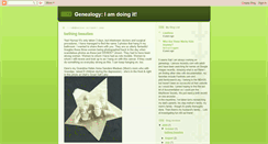 Desktop Screenshot of genealogydoit.blogspot.com