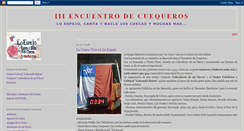 Desktop Screenshot of encuentrodecuequeros2008.blogspot.com