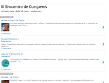 Tablet Screenshot of encuentrodecuequeros2008.blogspot.com