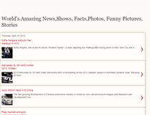 Tablet Screenshot of amazingnewsfrom.blogspot.com