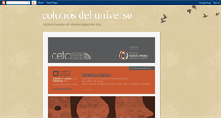 Desktop Screenshot of colonosdeluniverso.blogspot.com