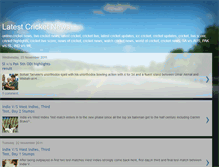 Tablet Screenshot of latestcricketnewsonline.blogspot.com