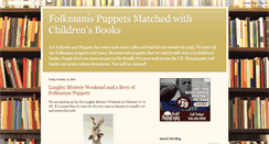 Desktop Screenshot of kidsbooksandpuppets.blogspot.com