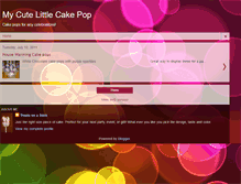 Tablet Screenshot of cutelittlecakepop.blogspot.com
