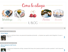 Tablet Screenshot of comeleciliegie.blogspot.com