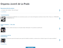 Tablet Screenshot of orquestadeloprado.blogspot.com