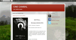 Desktop Screenshot of cinecanibal.blogspot.com