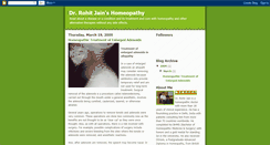 Desktop Screenshot of homeopathicdoctor.blogspot.com