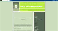 Desktop Screenshot of cronicasminimas.blogspot.com