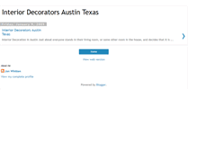 Tablet Screenshot of interior-decorators-austin-texas.blogspot.com