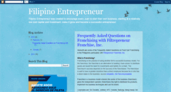 Desktop Screenshot of pinoytrepreneur.blogspot.com
