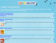 Tablet Screenshot of pinoytrepreneur.blogspot.com