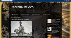 Desktop Screenshot of literaliamexico.blogspot.com