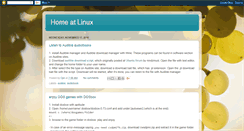Desktop Screenshot of homeatlinux.blogspot.com