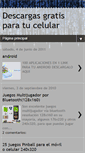 Mobile Screenshot of descargaparacelulares.blogspot.com