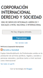 Mobile Screenshot of ci-derechoysociedad.blogspot.com