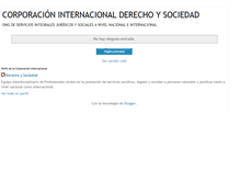 Tablet Screenshot of ci-derechoysociedad.blogspot.com