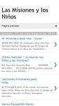Mobile Screenshot of lasmisionesylosninos.blogspot.com