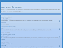 Tablet Screenshot of lanesacrossthememory.blogspot.com