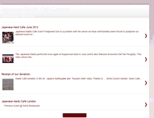 Tablet Screenshot of japanese-maids-cafe-london.blogspot.com