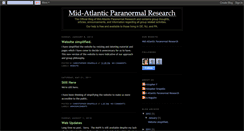 Desktop Screenshot of midatlanticparanormalresearch.blogspot.com