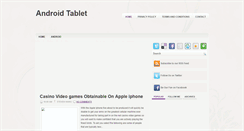 Desktop Screenshot of iandroidtablets.blogspot.com