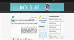Desktop Screenshot of dametresdias.blogspot.com