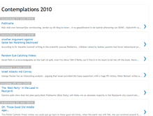 Tablet Screenshot of contemplations2010.blogspot.com