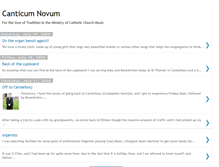 Tablet Screenshot of canticumnovumstrud.blogspot.com