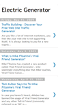 Mobile Screenshot of electricgenerator.blogspot.com