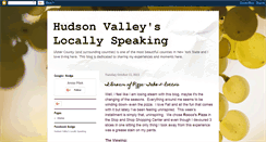 Desktop Screenshot of hudsonvallylocallyspeaking.blogspot.com